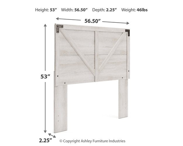 Shawburn Crossbuck Panel Bed - World Furniture Gallery (Newark, CA)