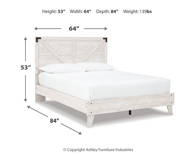 Shawburn Crossbuck Panel Bed - World Furniture Gallery (Newark, CA)