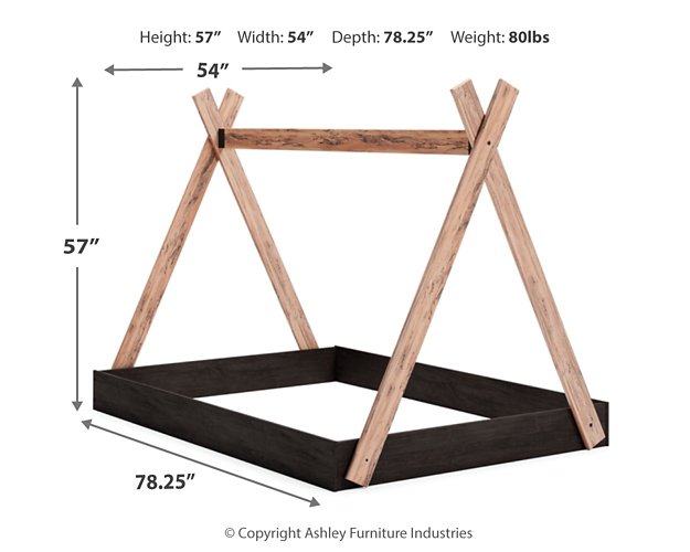 Piperton Youth Tent Complete Bed in Box - World Furniture Gallery (Newark, CA)