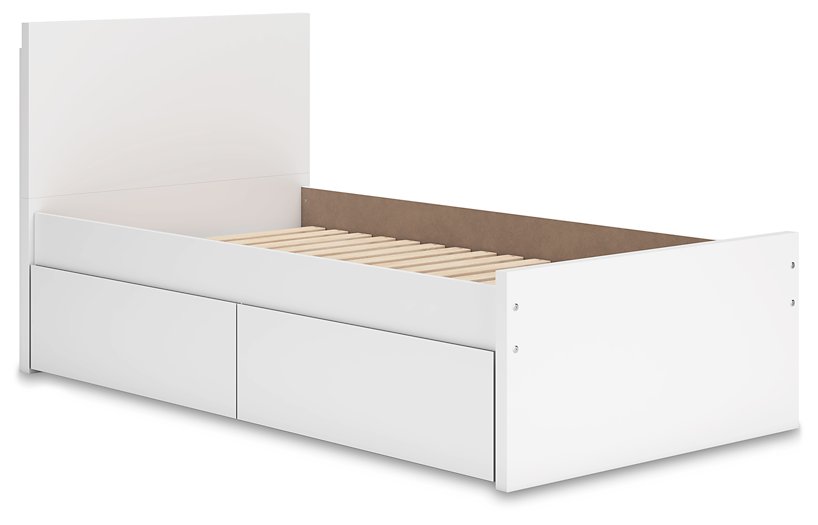 Onita Panel Bed with 1 Side Storage - World Furniture Gallery (Newark, CA)