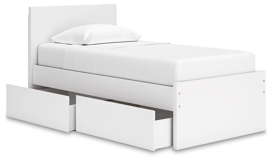 Onita Panel Bed with 1 Side Storage - World Furniture Gallery (Newark, CA)