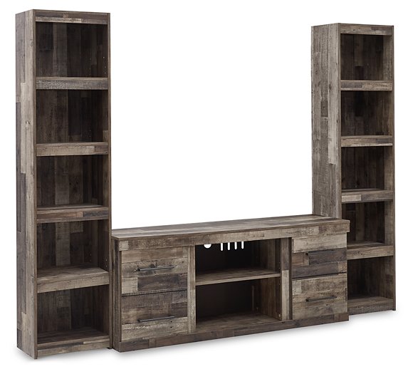 Derekson 3-Piece Entertainment Center - World Furniture Gallery (Newark, CA)