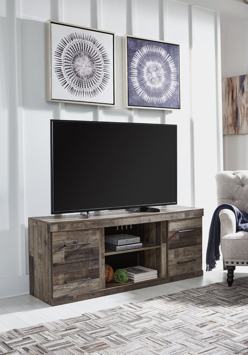 Derekson TV Stand with Electric Fireplace - World Furniture Gallery (Newark, CA)