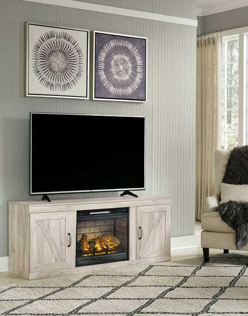 Bellaby TV Stand with Electric Fireplace - World Furniture Gallery (Newark, CA)