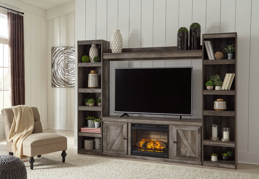 Wynnlow 4-Piece Entertainment Center with Electric Fireplace - World Furniture Gallery (Newark, CA)