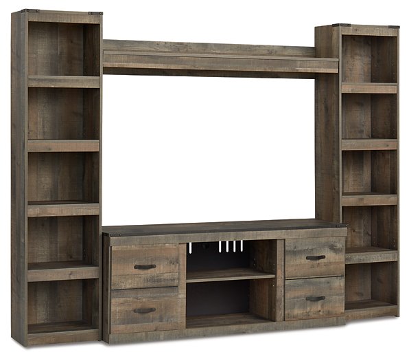 Trinell 4-Piece Entertainment Center - World Furniture Gallery (Newark, CA)