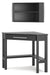 Otaska Home Office Corner Desk with Bookcase - World Furniture Gallery (Newark, CA)