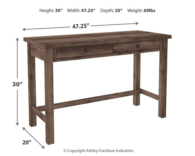 Arlenbry 47" Home Office Desk - World Furniture Gallery (Newark, CA)