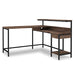 Arlenbry Home Office L-Desk with Storage - World Furniture Gallery (Newark, CA)