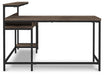 Arlenbry Home Office L-Desk with Storage - World Furniture Gallery (Newark, CA)