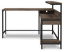 Arlenbry Home Office L-Desk with Storage - World Furniture Gallery (Newark, CA)