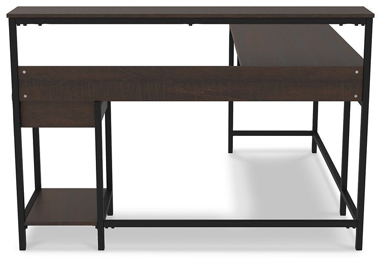 Camiburg Home Office L-Desk with Storage - World Furniture Gallery (Newark, CA)