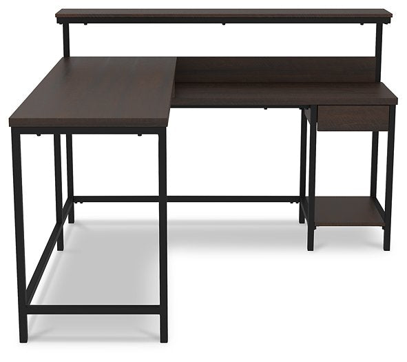 Camiburg Home Office L-Desk with Storage - World Furniture Gallery (Newark, CA)