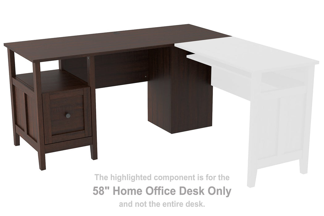 Camiburg 2-Piece Home Office Desk - World Furniture Gallery (Newark, CA)