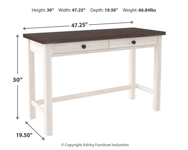 Dorrinson 47" Home Office Desk - World Furniture Gallery (Newark, CA)