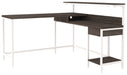 Dorrinson Home Office L-Desk with Storage - World Furniture Gallery (Newark, CA)