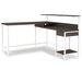 Dorrinson Home Office L-Desk with Storage - World Furniture Gallery (Newark, CA)