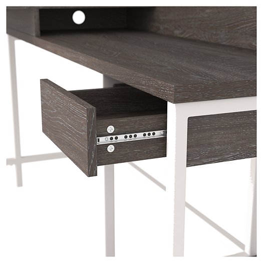 Dorrinson Home Office L-Desk with Storage - World Furniture Gallery (Newark, CA)