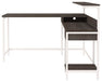 Dorrinson Home Office L-Desk with Storage - World Furniture Gallery (Newark, CA)