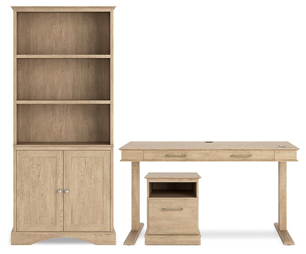 Elmferd Home Office Set - World Furniture Gallery (Newark, CA)