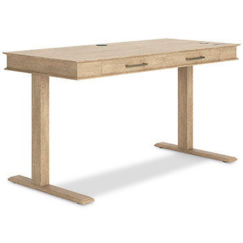 Elmferd 53" Adjustable Height Desk - World Furniture Gallery (Newark, CA)