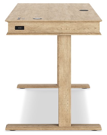 Elmferd 53" Adjustable Height Desk - World Furniture Gallery (Newark, CA)