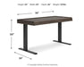 Zendex 55" Adjustable Height Desk - World Furniture Gallery (Newark, CA)