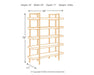 Starmore 76" Bookcase - World Furniture Gallery (Newark, CA)