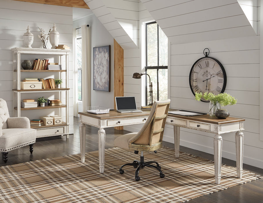 Realyn 2-Piece Home Office Desk - World Furniture Gallery (Newark, CA)