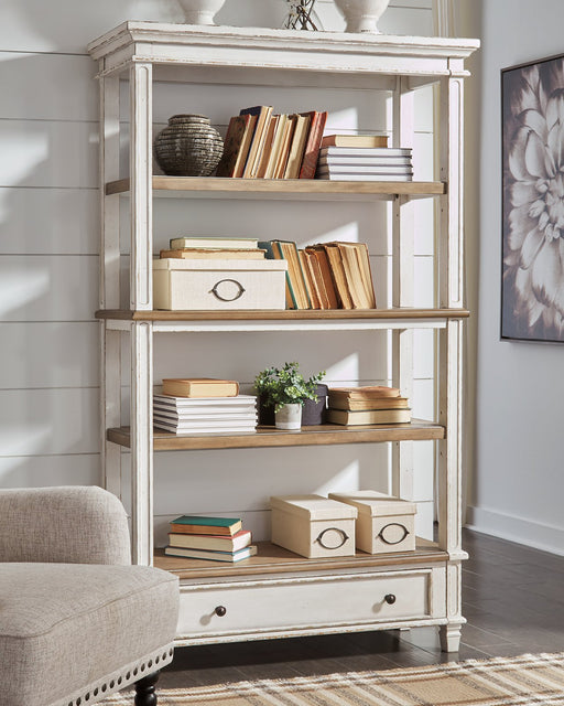 Realyn 75" Bookcase - World Furniture Gallery (Newark, CA)