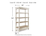 Realyn 75" Bookcase - World Furniture Gallery (Newark, CA)