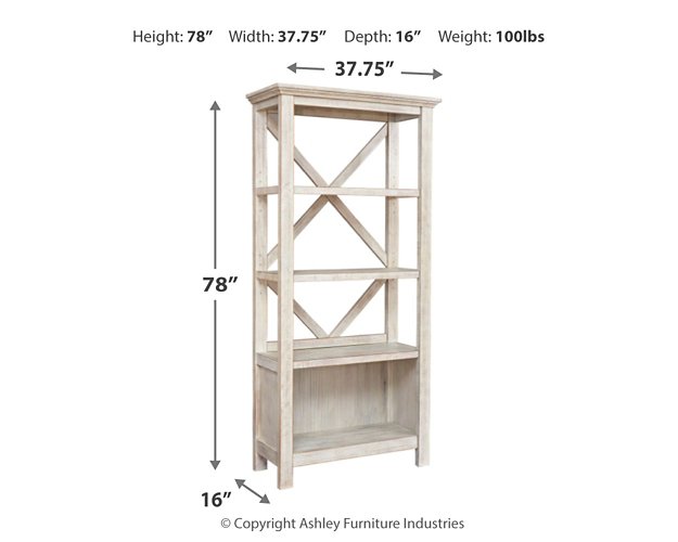 Carynhurst 75" Bookcase - World Furniture Gallery (Newark, CA)