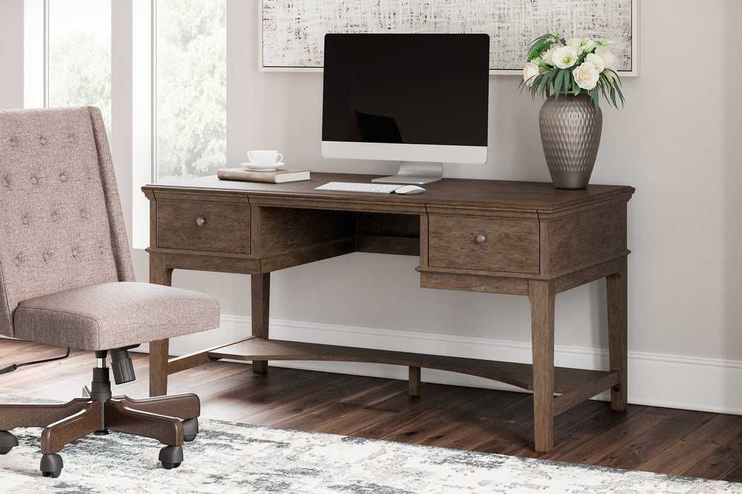 Janismore Home Office Storage Leg Desk - World Furniture Gallery (Newark, CA)