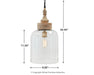 Faiz Pendant Light - World Furniture Gallery (Newark, CA)