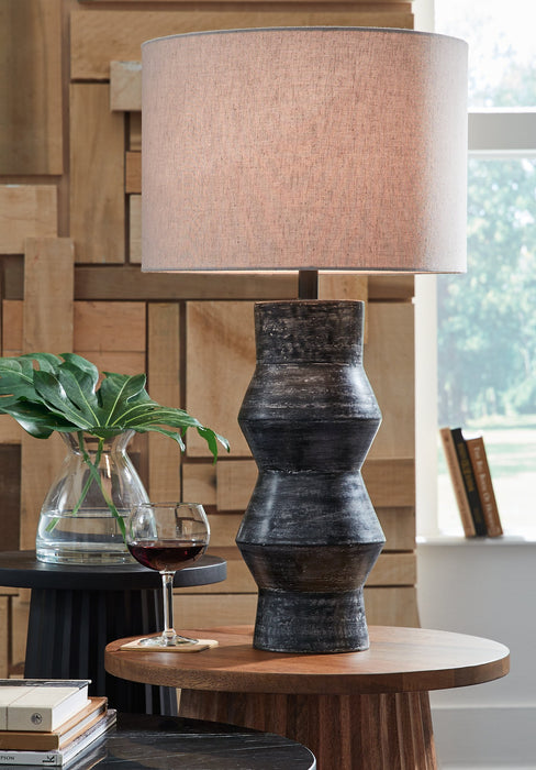 Kerbert Table Lamp - World Furniture Gallery (Newark, CA)