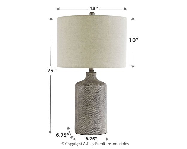 Linus Table Lamp - World Furniture Gallery (Newark, CA)