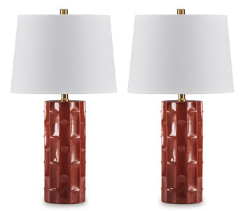 Jacemour Table Lamp (Set of 2) - World Furniture Gallery (Newark, CA)