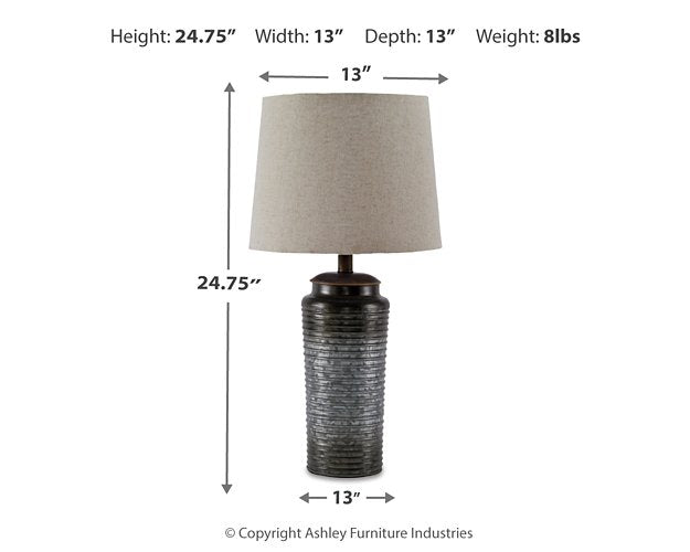 Norbert Table Lamp (Set of 2) - World Furniture Gallery (Newark, CA)