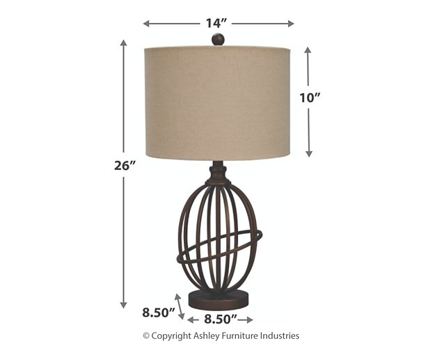 Manasa Table Lamp - World Furniture Gallery (Newark, CA)