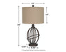 Manasa Table Lamp - World Furniture Gallery (Newark, CA)