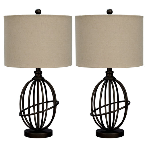 Manasa Lamp Set - World Furniture Gallery (Newark, CA)