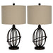 Manasa Lamp Set - World Furniture Gallery (Newark, CA)