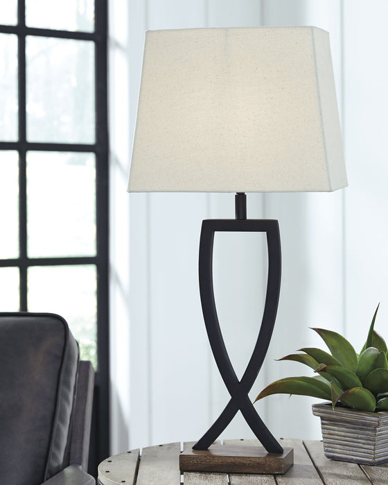 Makara Table Lamp (Set of 2) - World Furniture Gallery (Newark, CA)