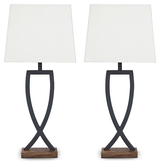 Makara Table Lamp (Set of 2) - World Furniture Gallery (Newark, CA)