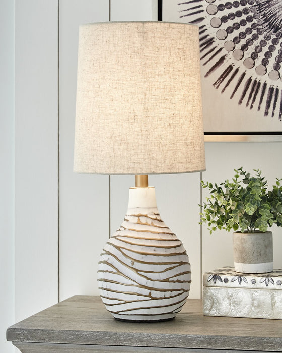 Aleela Table Lamp - World Furniture Gallery (Newark, CA)