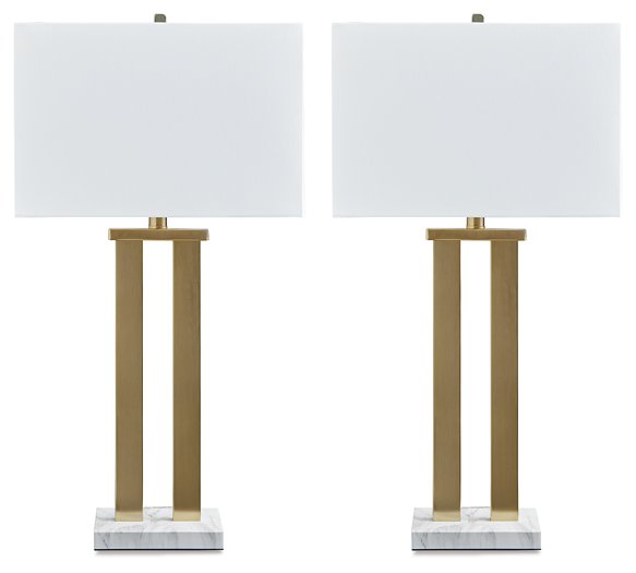 Coopermen Table Lamp (Set of 2) - World Furniture Gallery (Newark, CA)