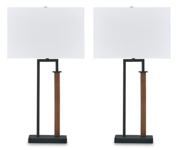 Voslen Table Lamp (Set of 2) - World Furniture Gallery (Newark, CA)