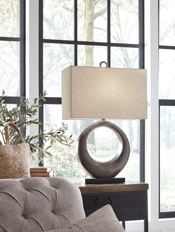 Saria Table Lamp - World Furniture Gallery (Newark, CA)