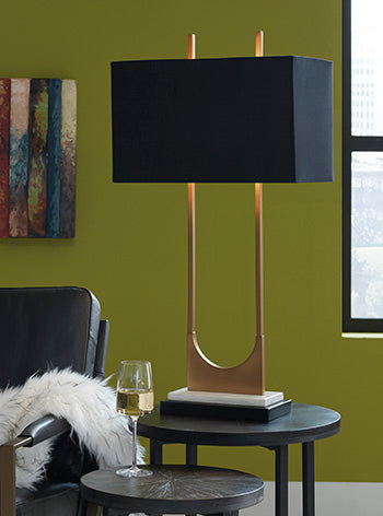 Malana Table Lamp - World Furniture Gallery (Newark, CA)