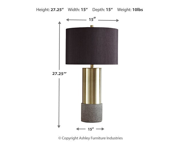 Jacek Table Lamp (Set of 2) - World Furniture Gallery (Newark, CA)